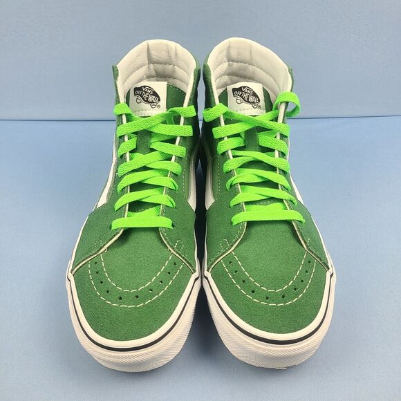 Vans Sk8-Hi Mens Size 7 Canvas Suede Skate Shoes Sneakers Deep Green VN0A38GEUKV - Picture 5 of 16